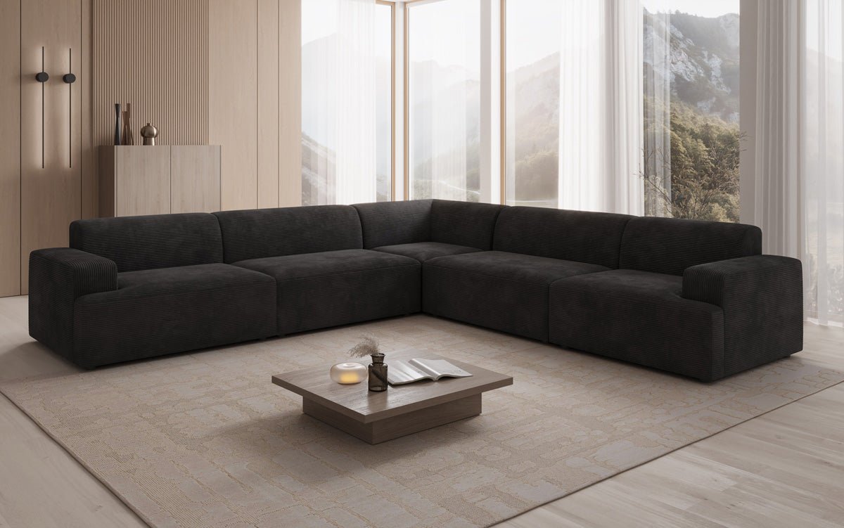 Designer Sofa Monza Wunnlandschaft L XXL am Cord