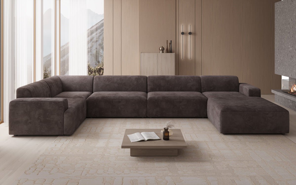 Designer Sofa Monza U XXL am Cord