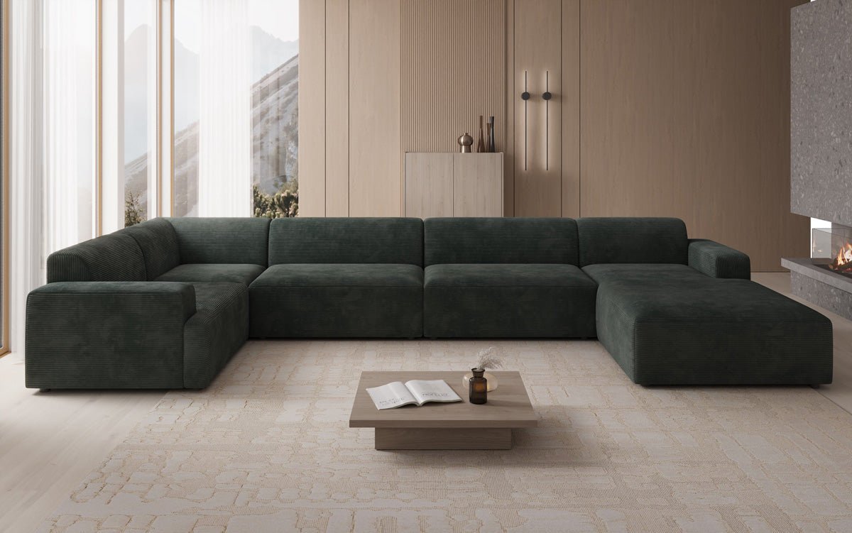 Designer Sofa Monza U XXL am Cord
