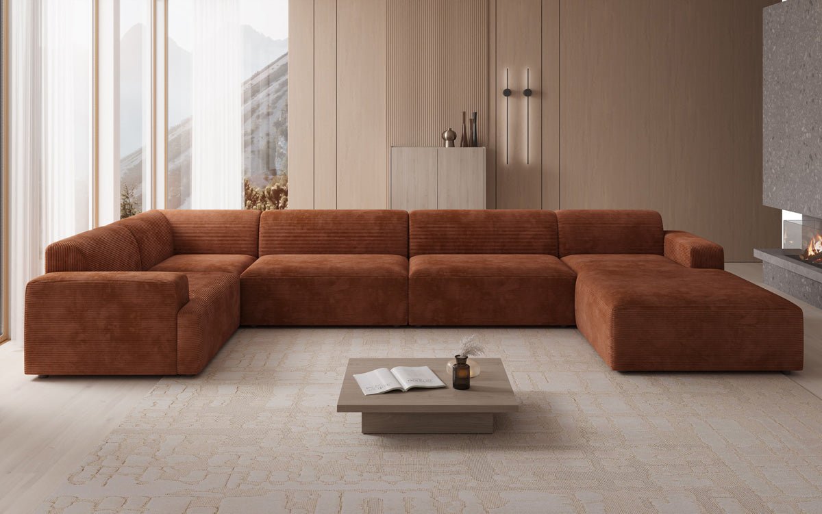 Designer Sofa Monza U XXL am Cord