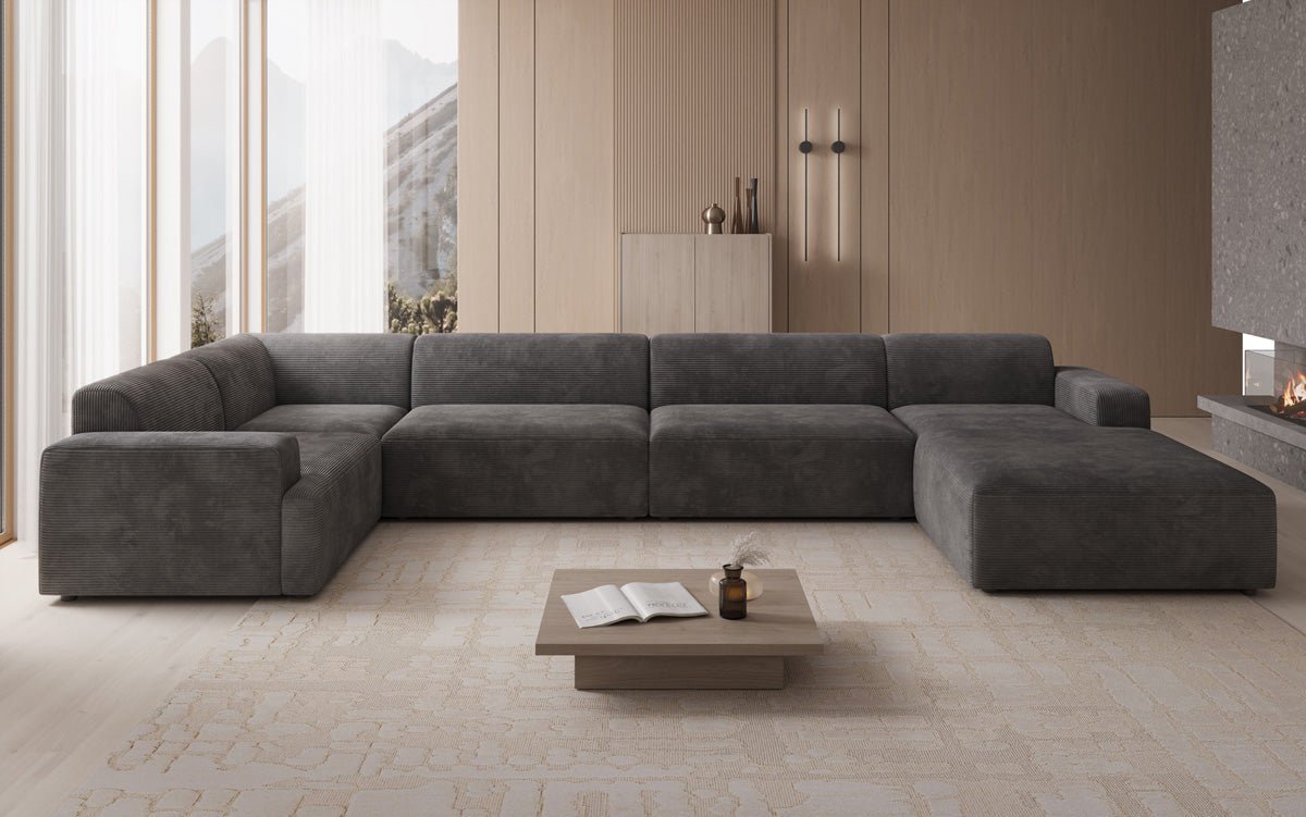 Designer Sofa Monza U XXL am Cord
