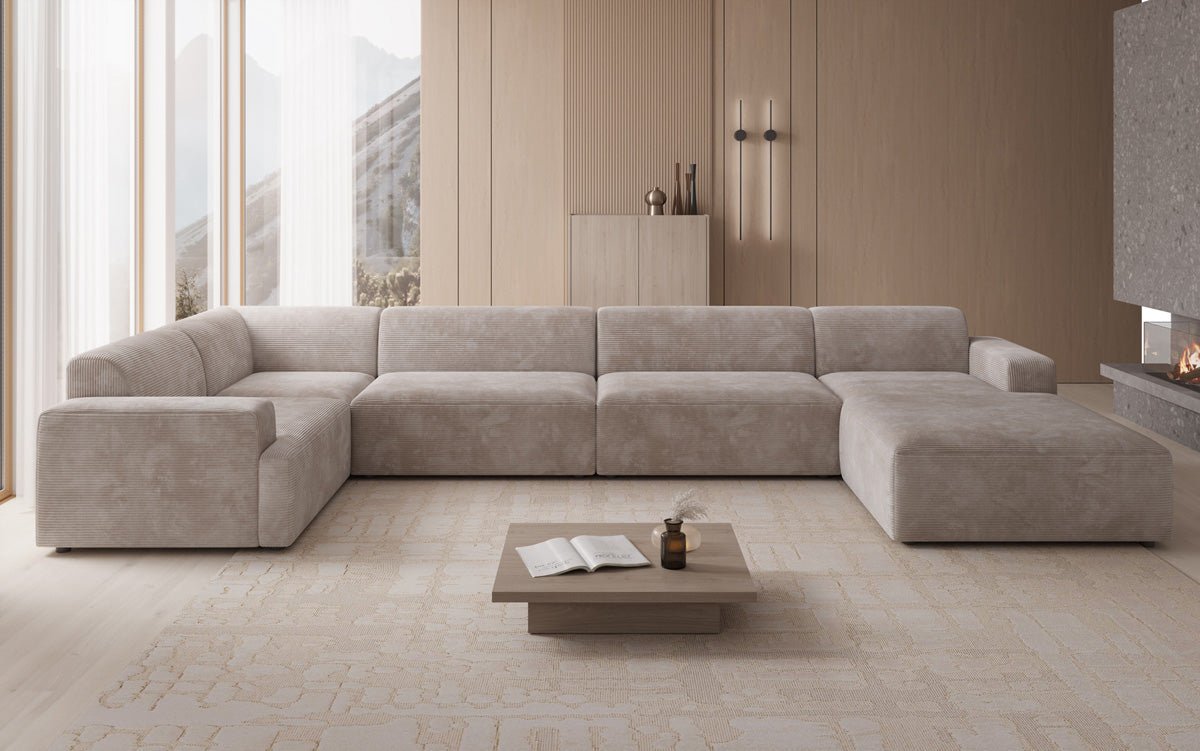 Designer Sofa Monza U XXL am Cord