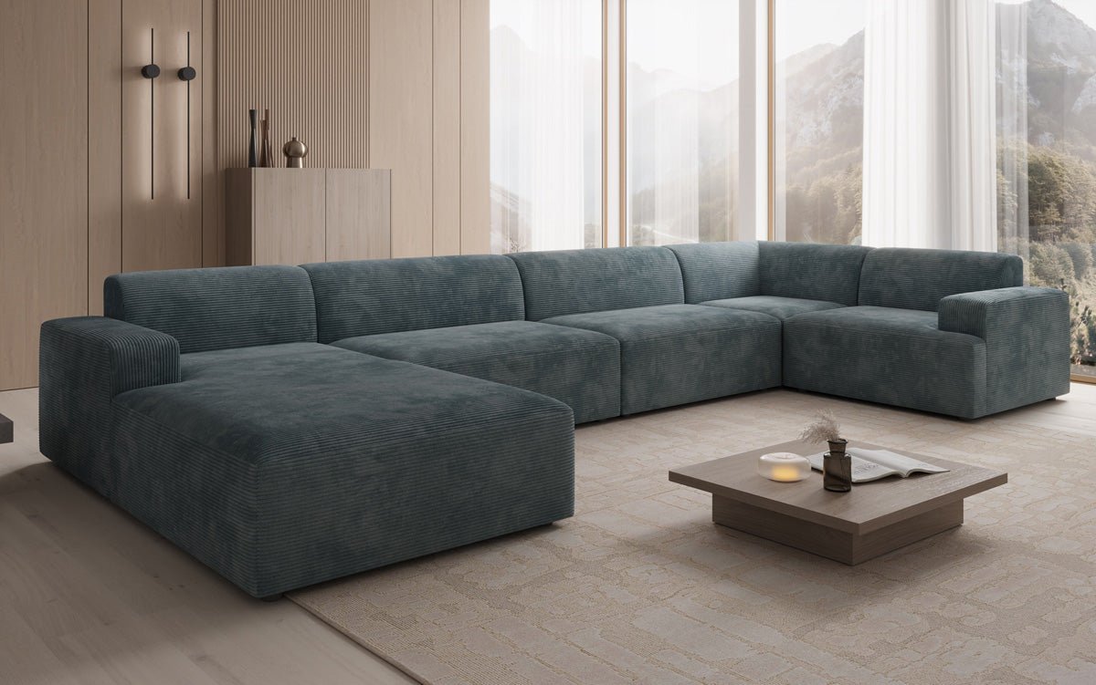 Designer Sofa Monza U XXL am Cord