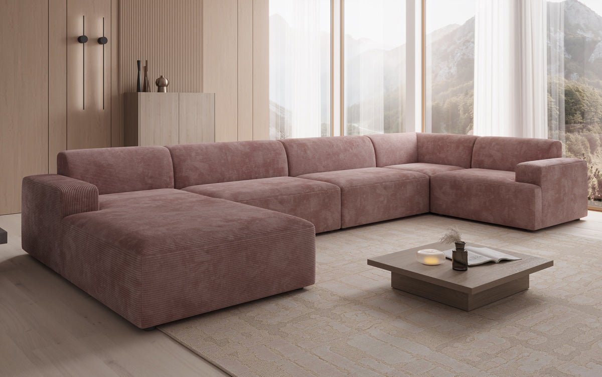 Designer Sofa Monza U XXL am Cord
