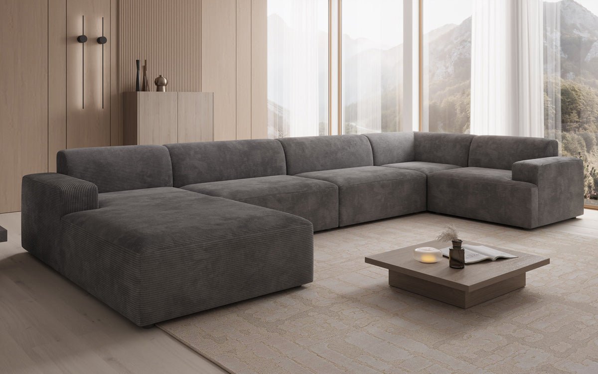 Designer Sofa Monza U XXL am Cord
