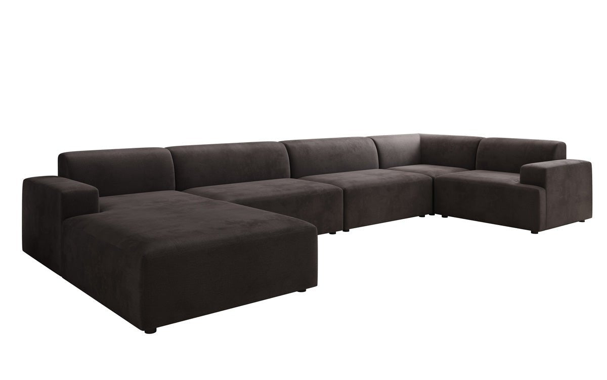 Designer Sofa Monza U XXL a Samt