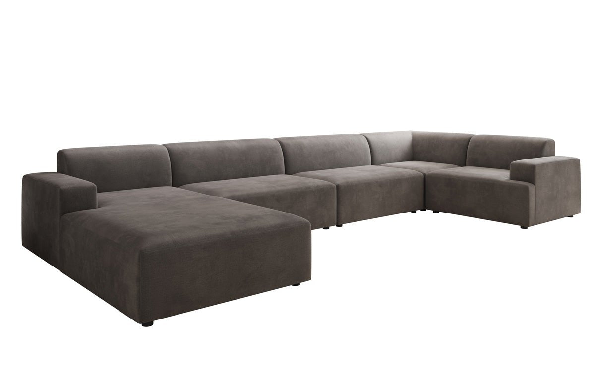 Designer Sofa Monza U XXL a Samt