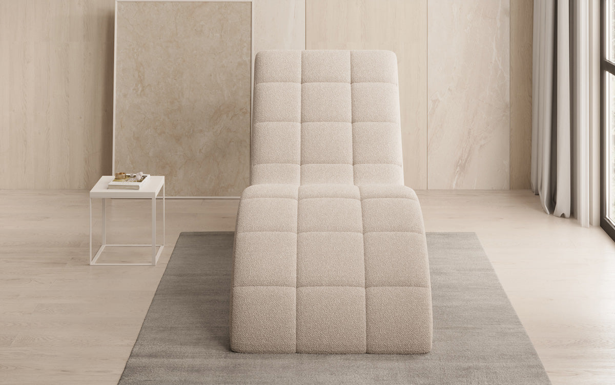 Designer Relax-Liege Nela in Bouclé