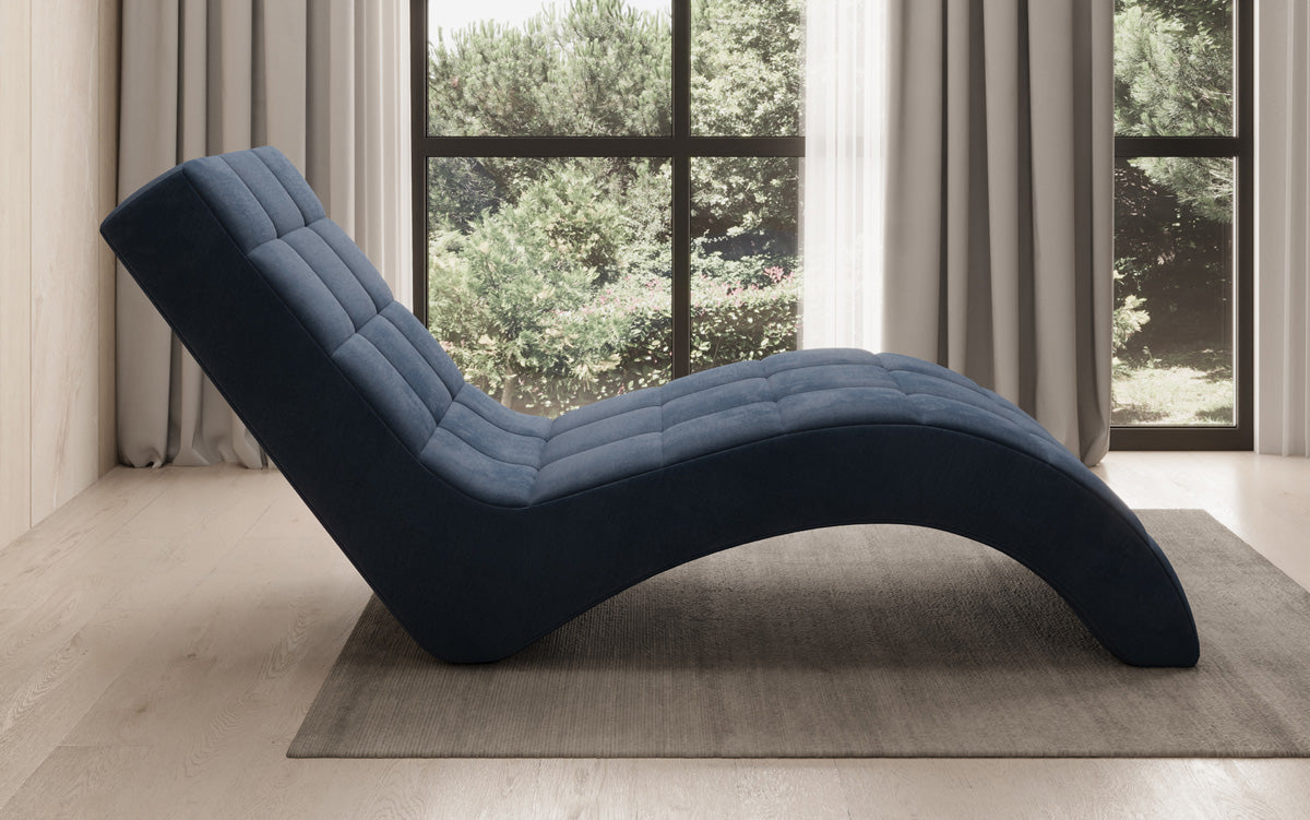 Designer Relax-Liege Nela in Samt
