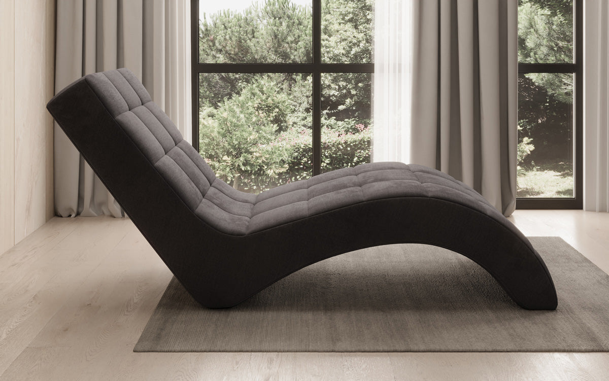 Designer Relax-Liege Nela in Samt