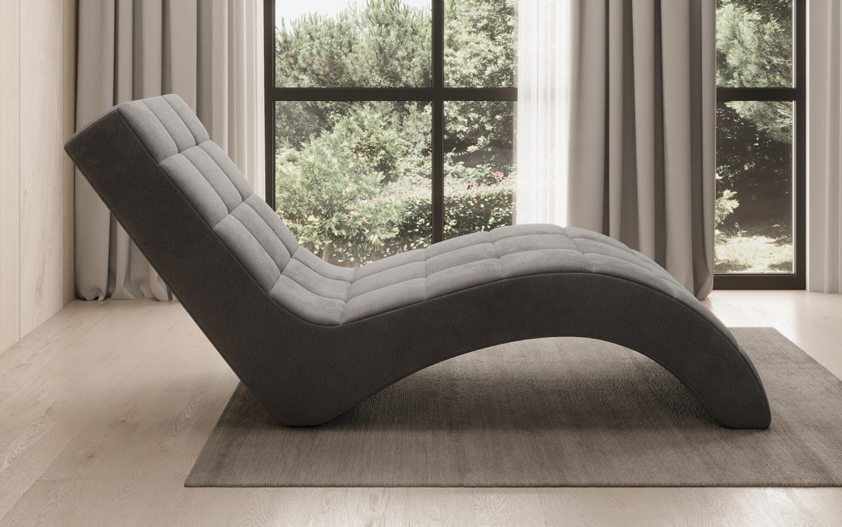 Designer Relax-Liege Nela in Samt