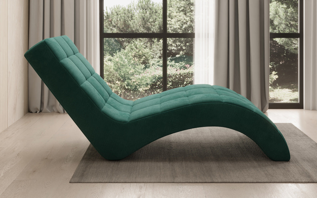 Designer Relax-Liege Nela in Samt