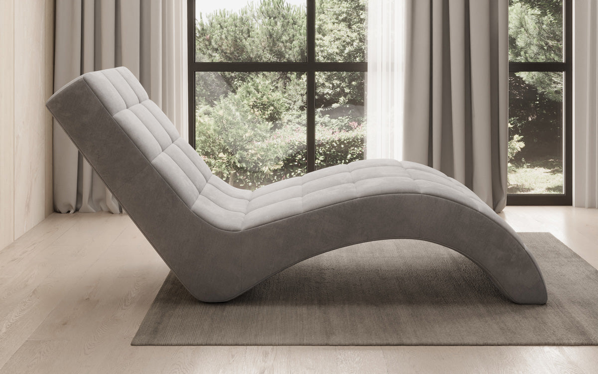 Designer Relax-Liege Nela in Samt