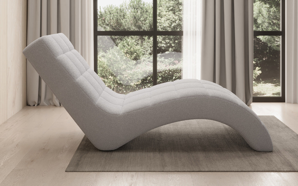Designer Relax-Liege Nela in Bouclé