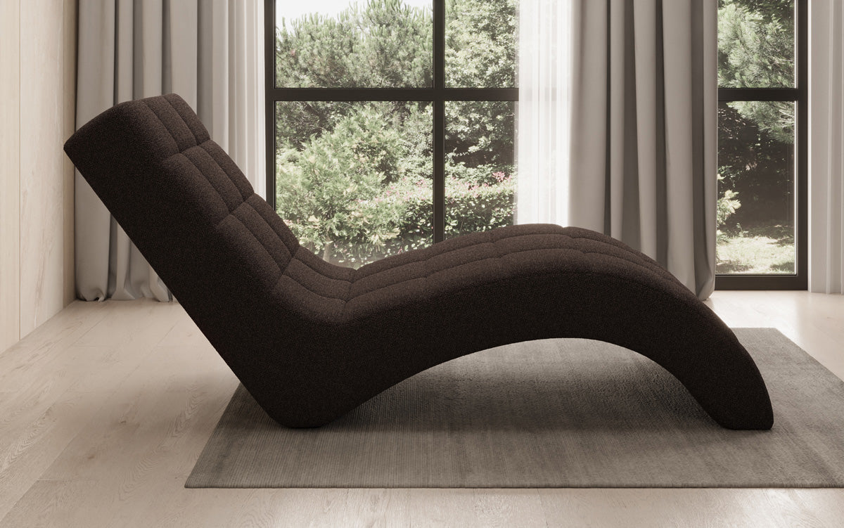 Designer Relax-Liege Nela in Bouclé