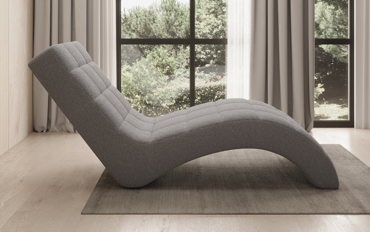 Designer Relax-Liege Nela in Bouclé