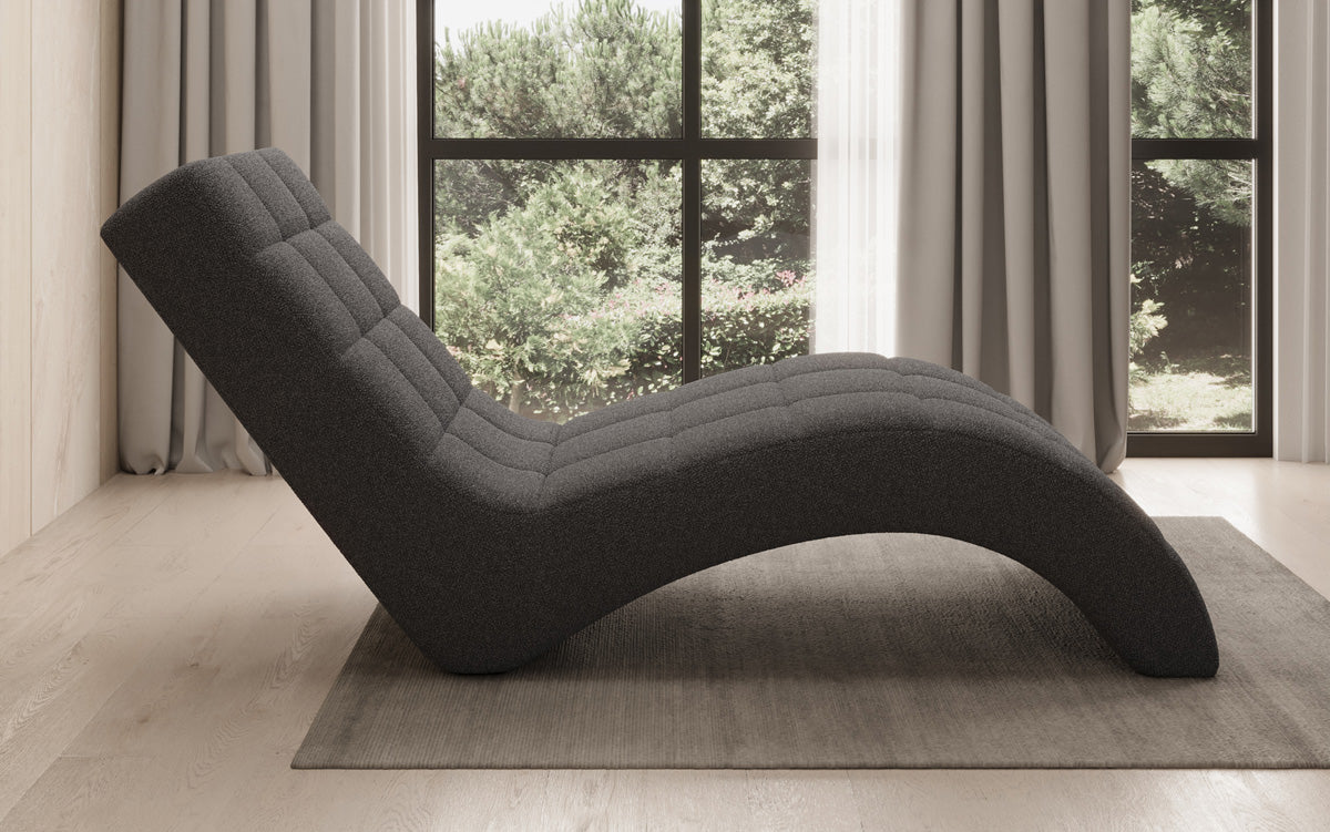 Designer Relax-Liege Nela in Bouclé