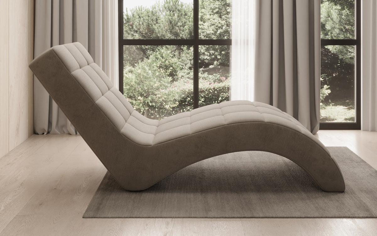 Designer Relax-Liege Nela in Samt