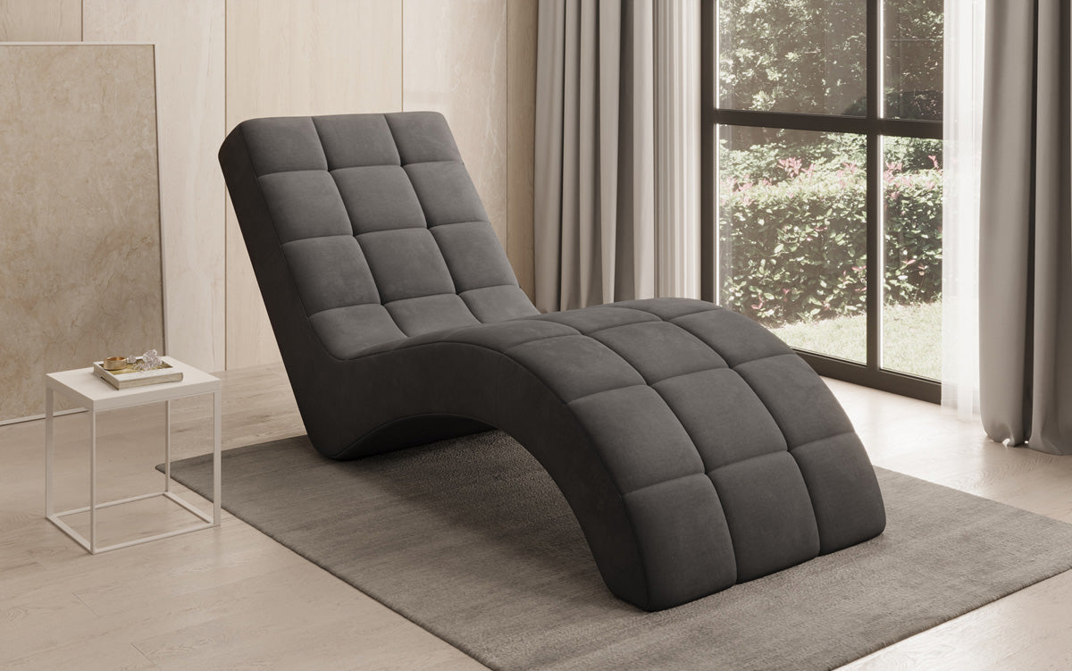 Designer Relax-Liege Nela in Samt