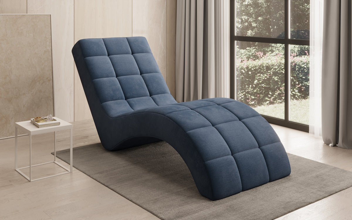 Designer Relax-Liege Nela in Samt