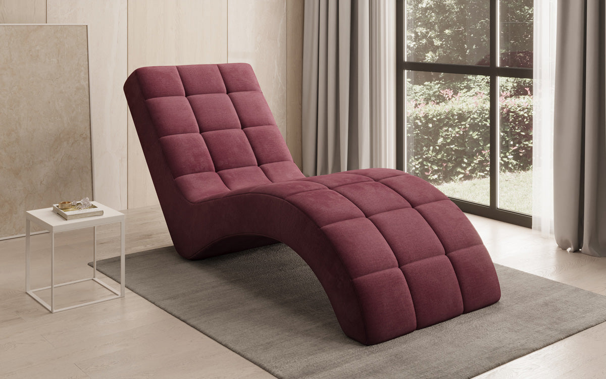 Designer Relax-Liege Nela in Samt