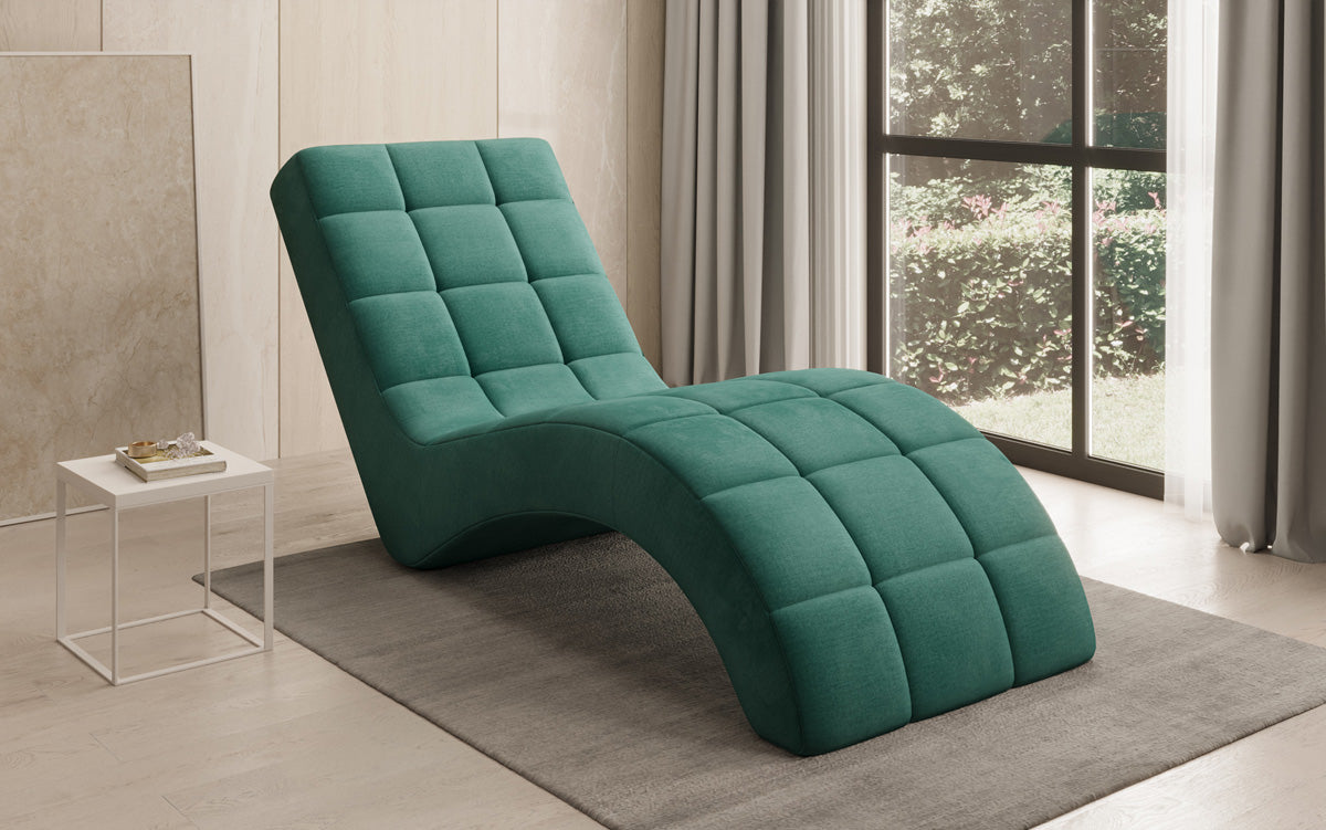 Designer Relax-Liege Nela in Samt