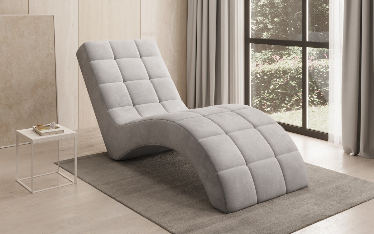 Designer Relax-Liege Nela in Samt