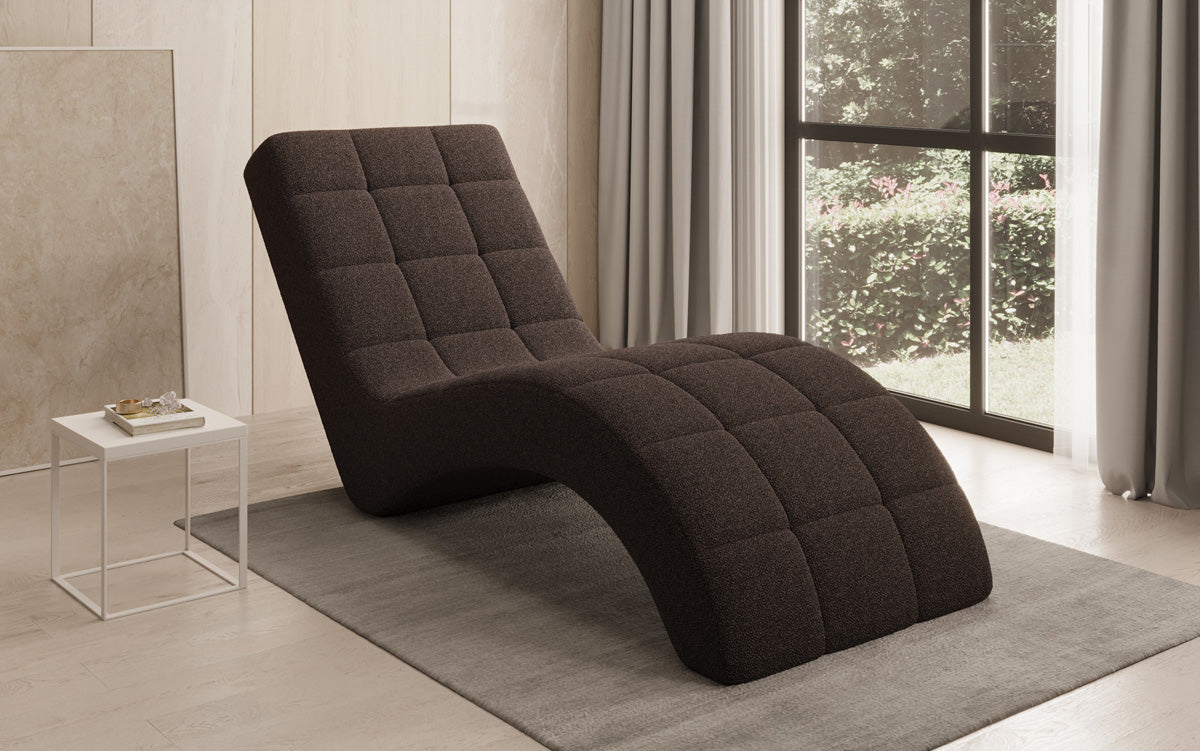 Designer Relax-Liege Nela in Bouclé