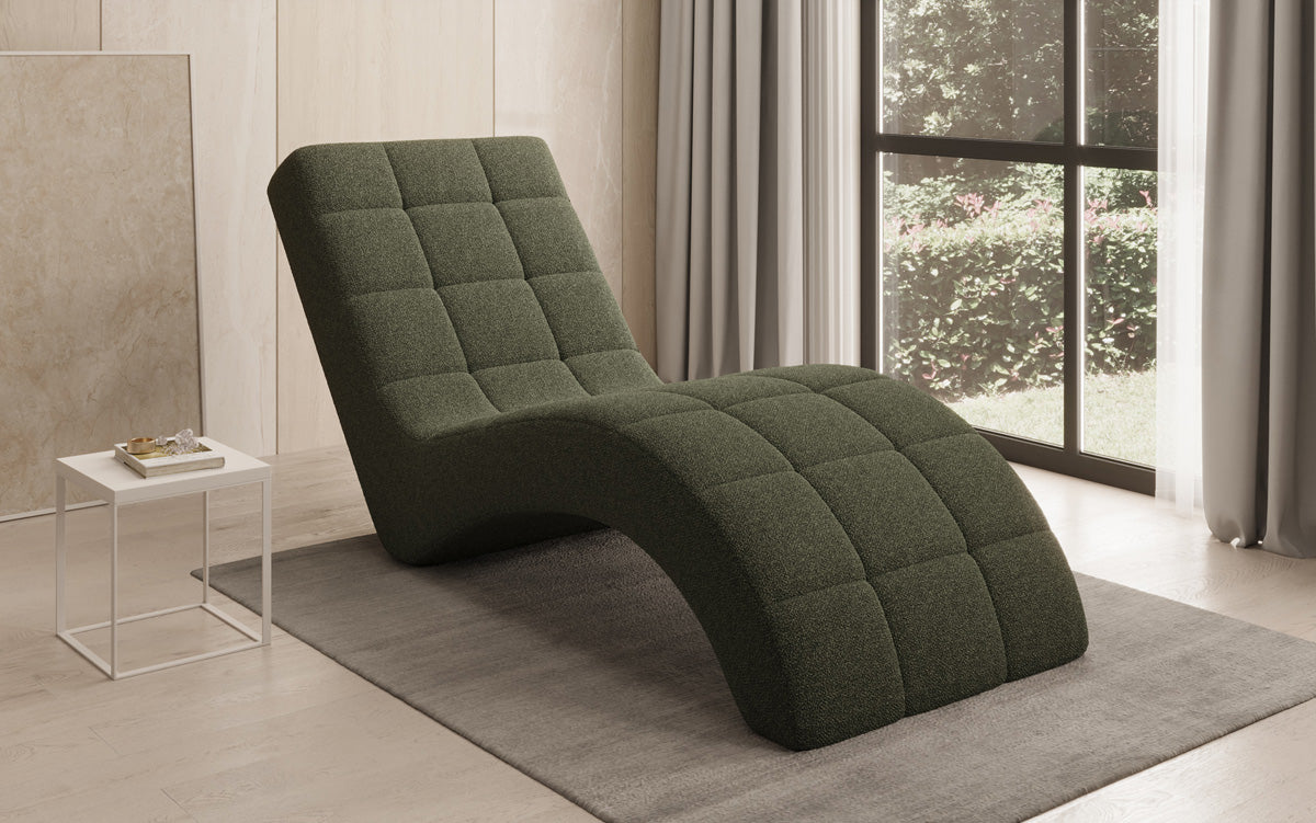 Designer Relax-Liege Nela in Bouclé