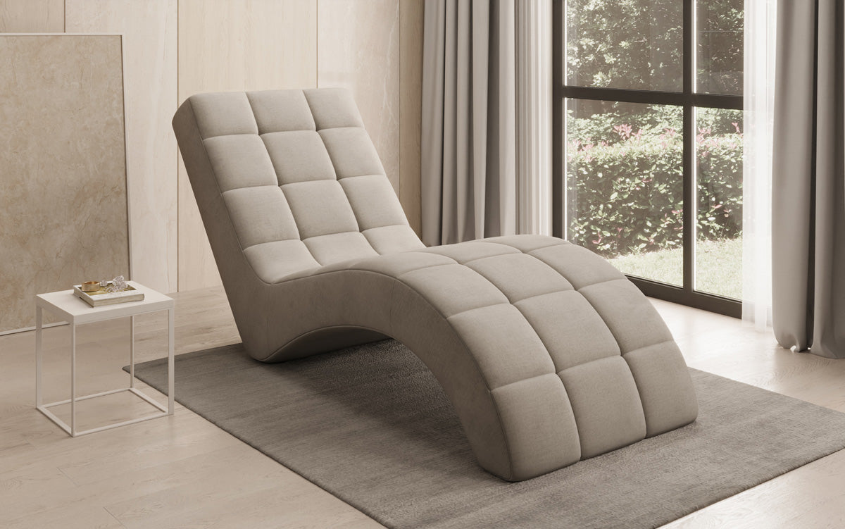 Designer Relax-Liege Nela in Samt