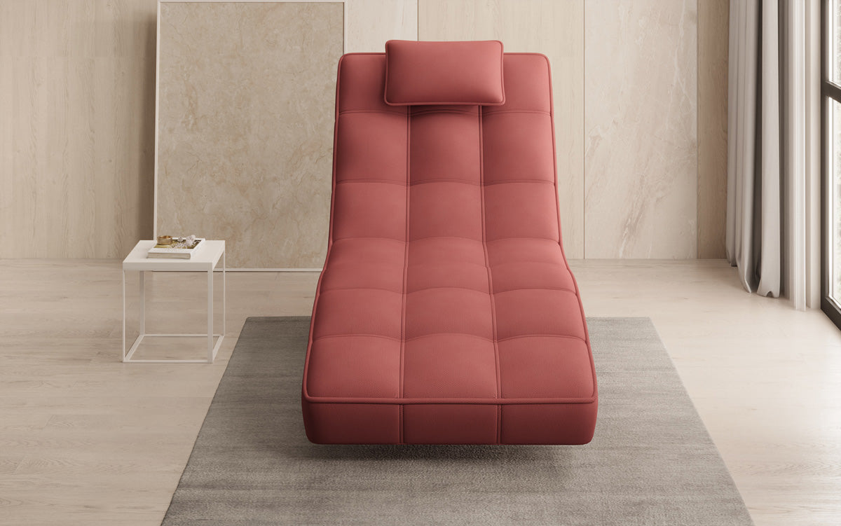Designer Relax-Liege Livara Stoff mit Drehfunktion
