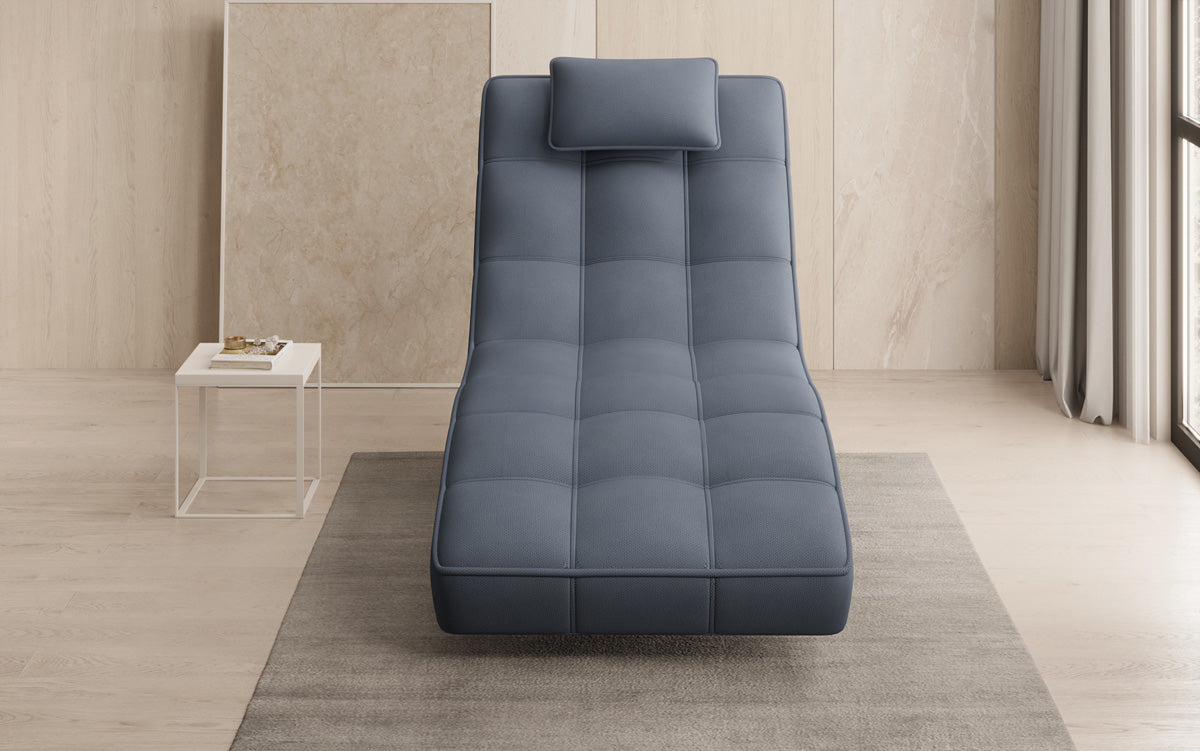Designer Relax-Liege Livara Stoff mit Drehfunktion
