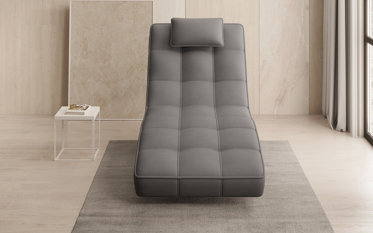 Designer Relax-Liege Livara Stoff mit Drehfunktion