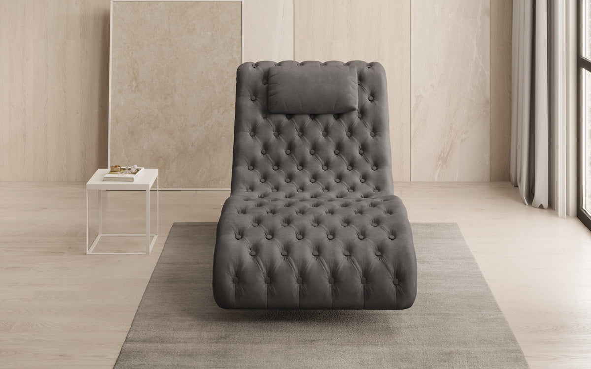 Designer Relax-Liege Elarion in Samt