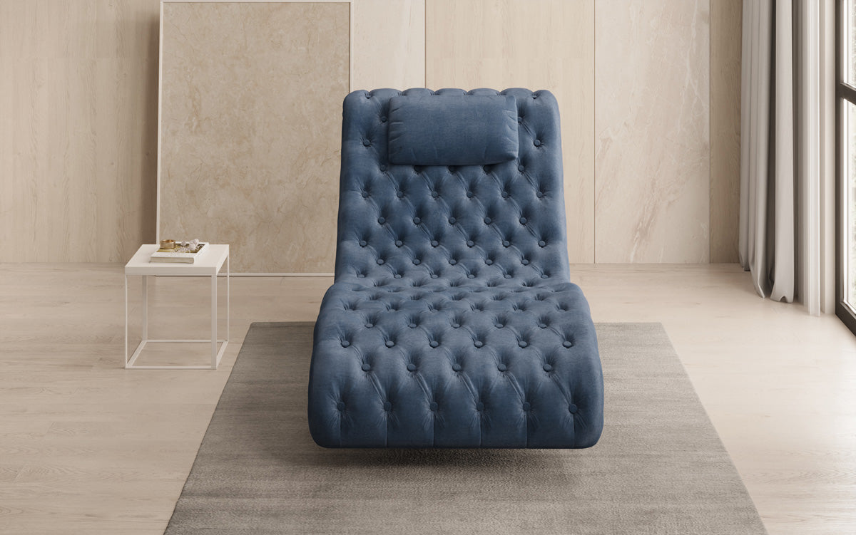 Designer Relax-Liege Elarion in Samt