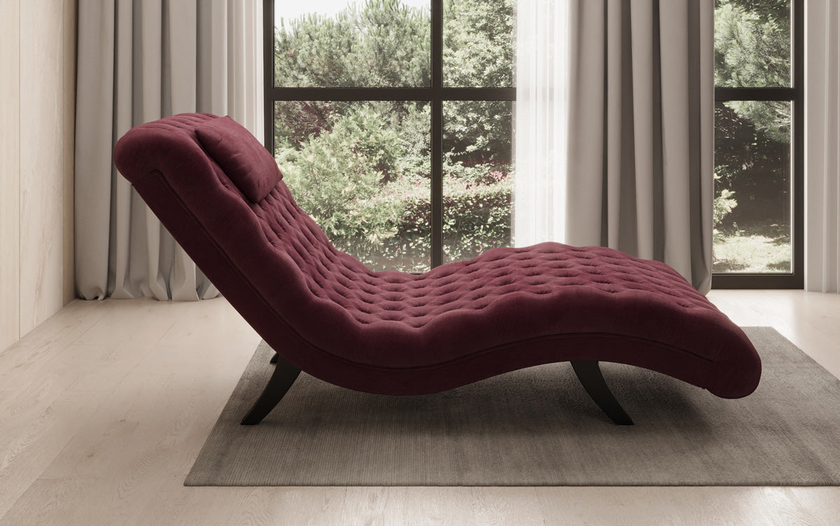 Designer Relax-Liege Elarion in Samt