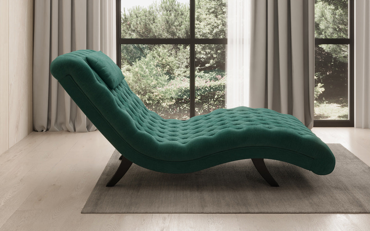 Designer Relax-Liege Elarion in Samt