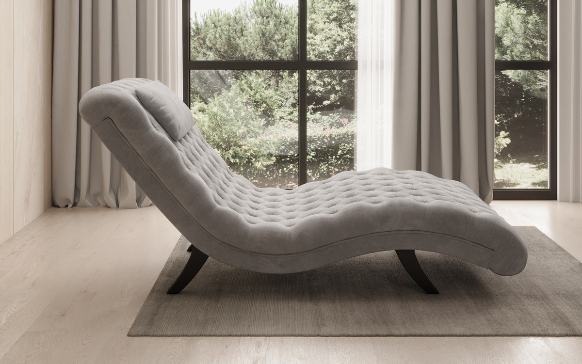 Designer Relax-Liege Elarion in Samt