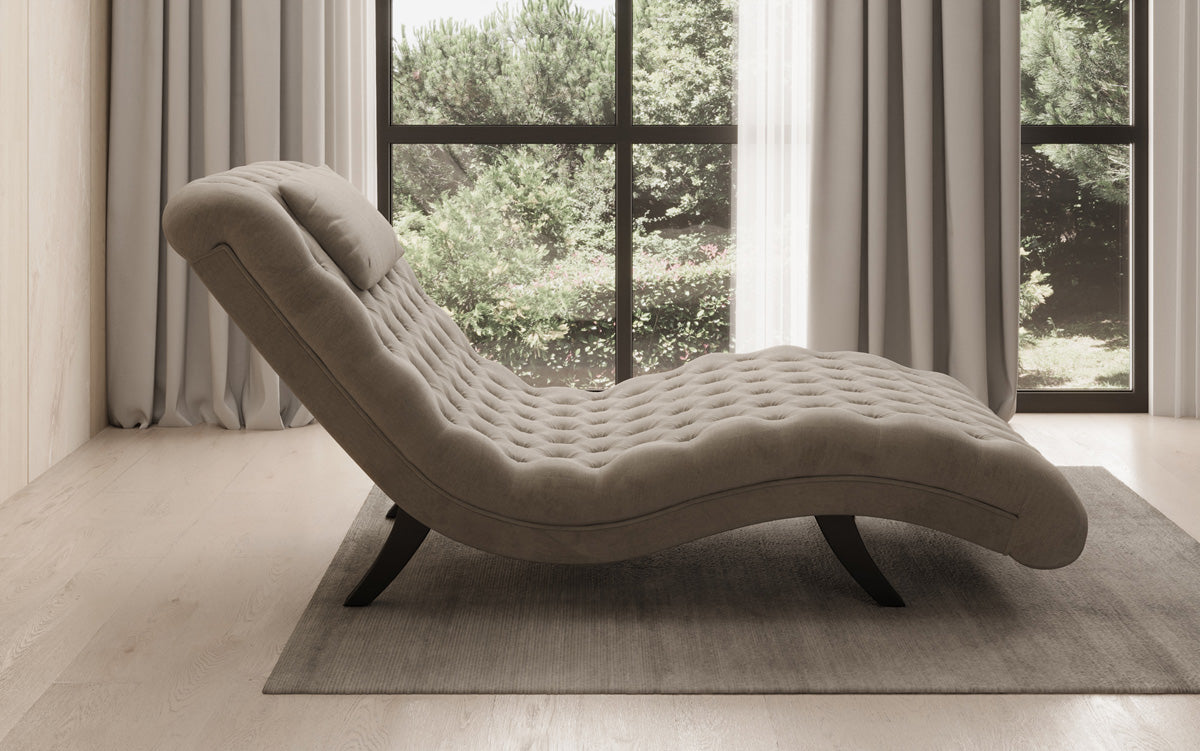 Designer Relax-Liege Elarion in Samt