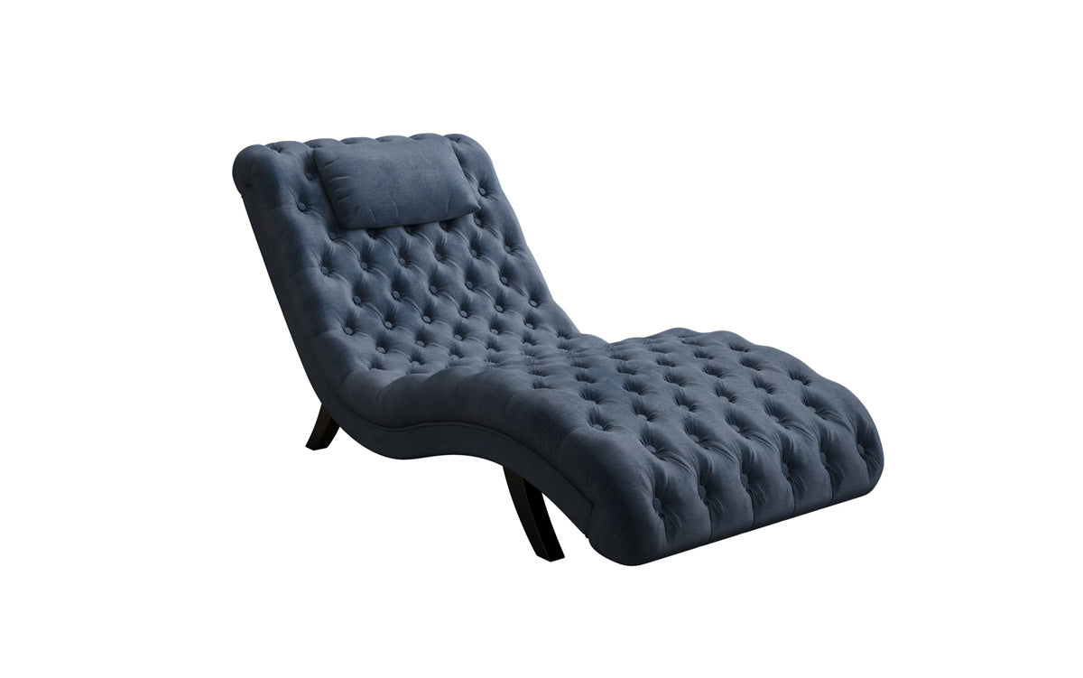 Designer Relax-Liege Elarion in Samt