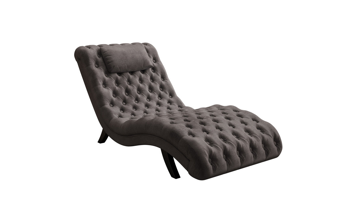 Designer Relax-Liege Elarion in Samt