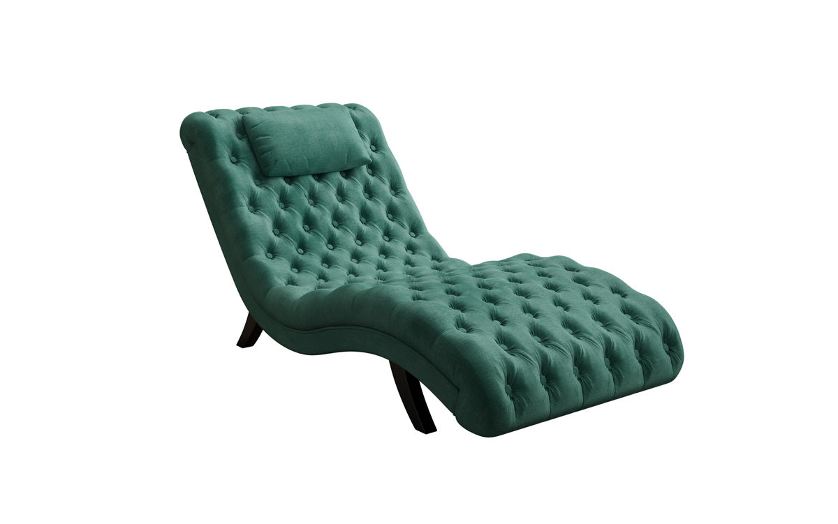 Designer Relax-Liege Elarion in Samt
