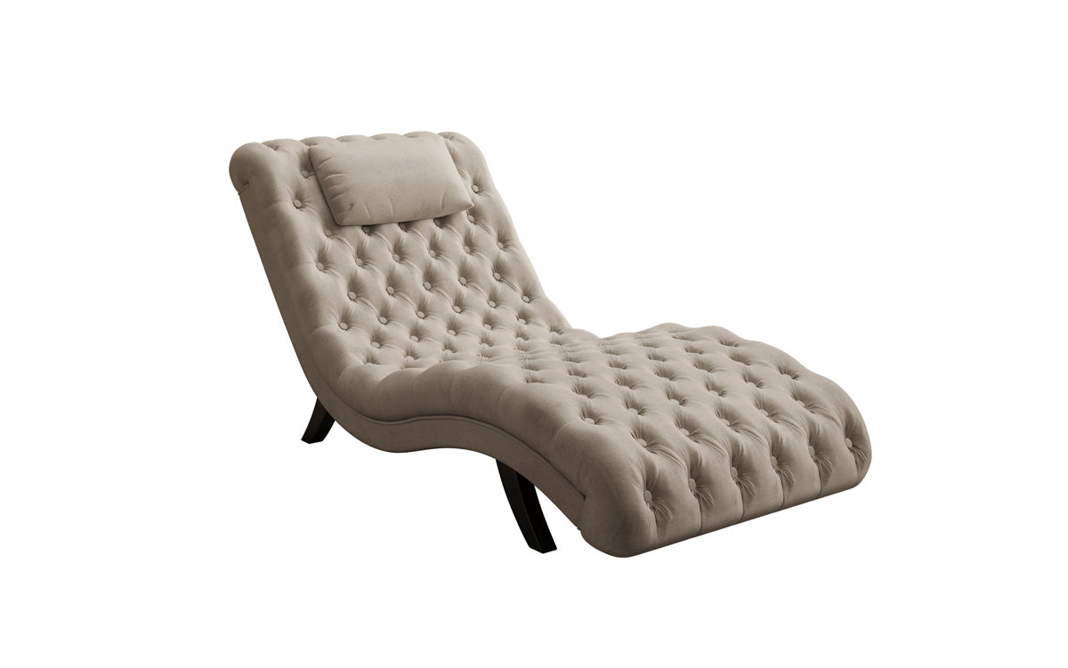 Designer Relax-Liege Elarion in Samt