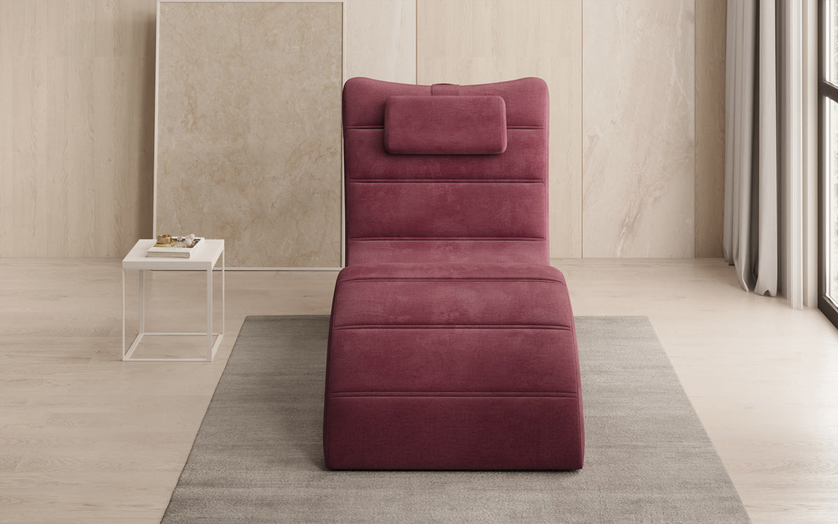 Designer Relax-Liege Leon in Samt