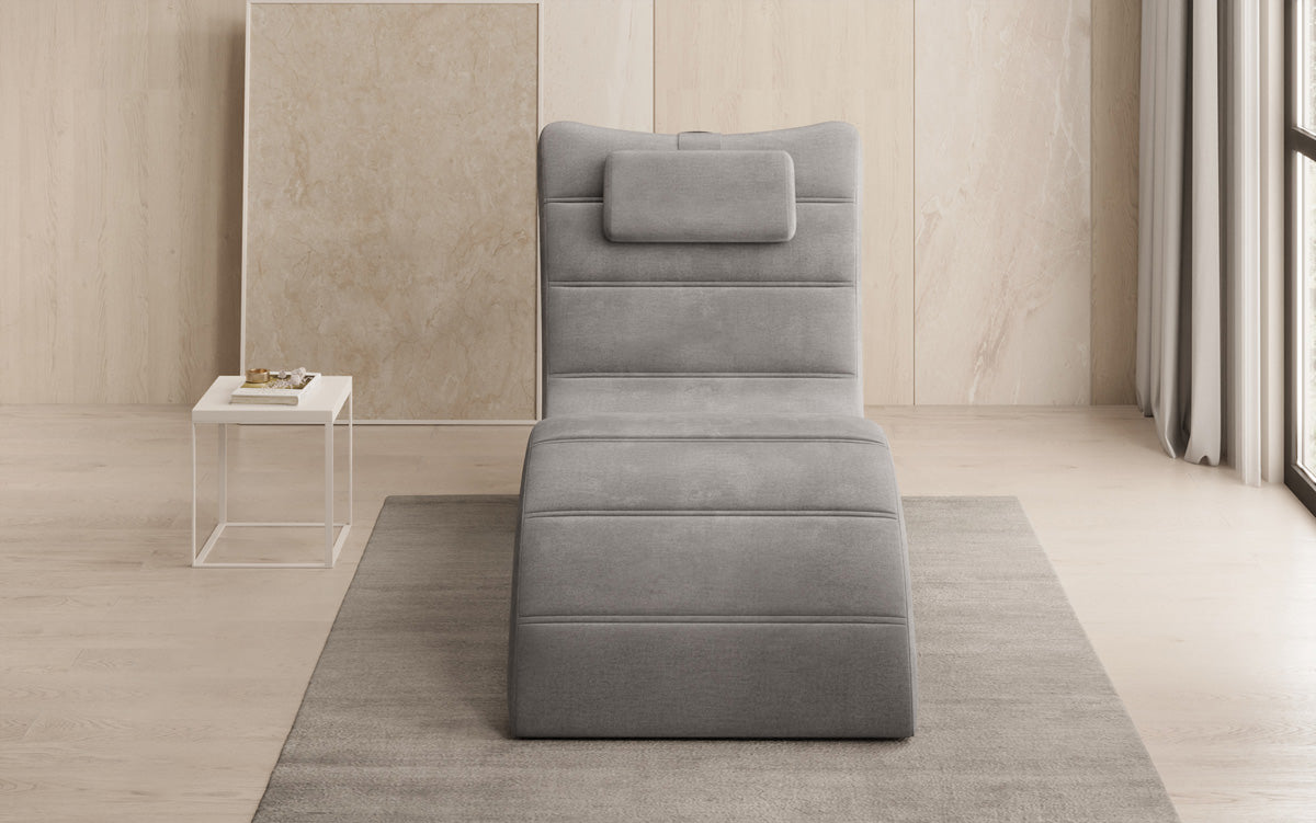Designer Relax-Liege Leon in Samt