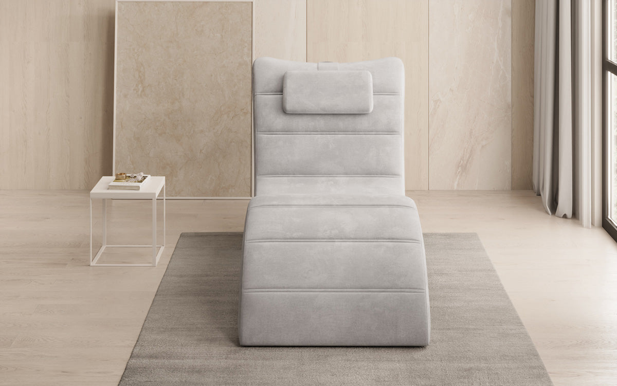 Designer Relax-Liege Leon in Samt