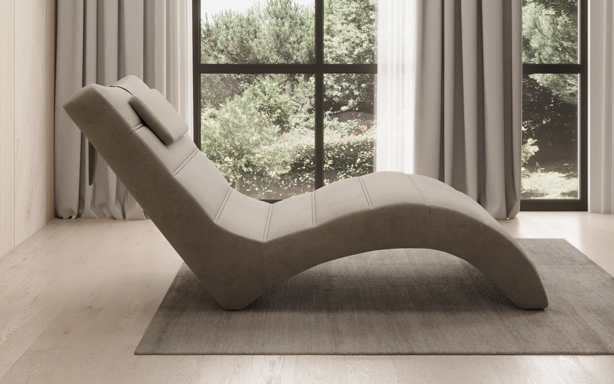 Designer Entspanungs-Ligg Leon a Samt