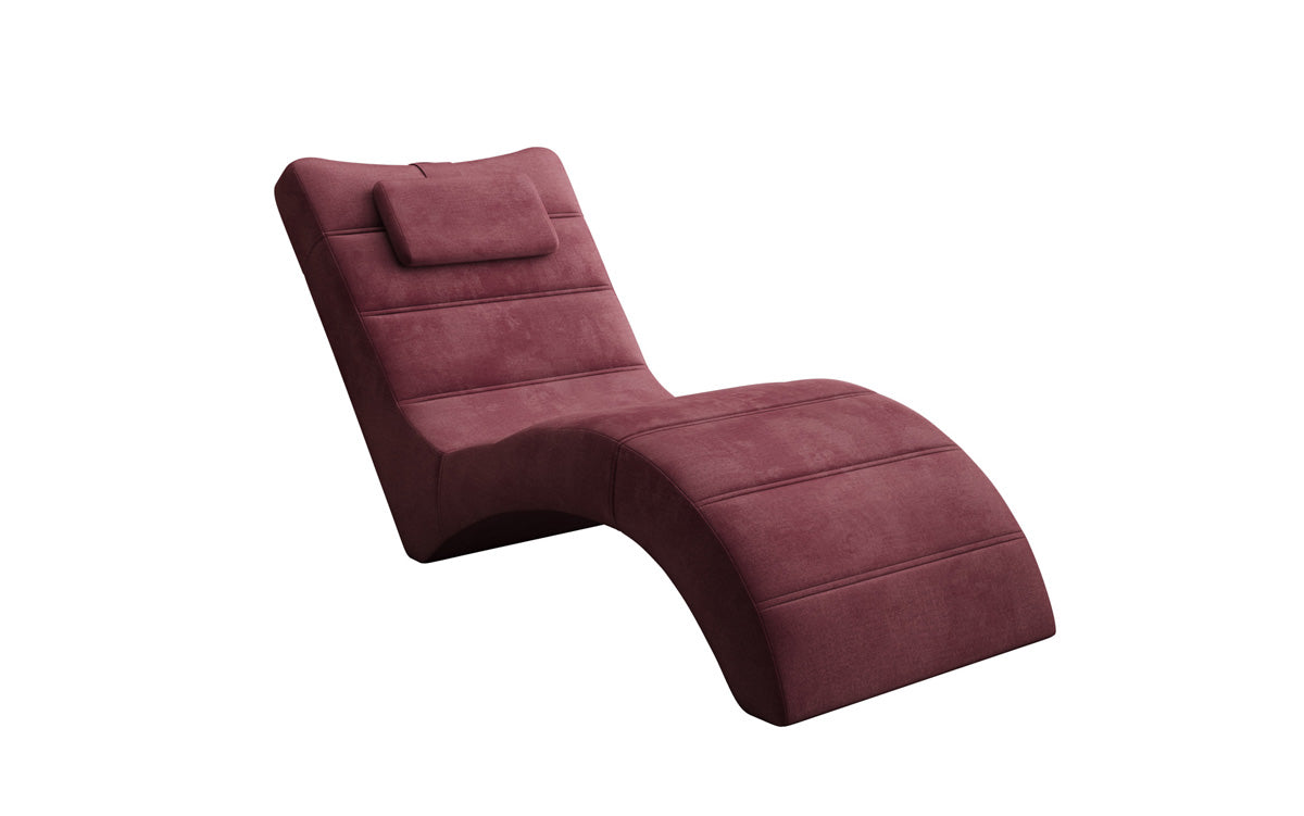 Designer Relax-Liege Leon in Samt