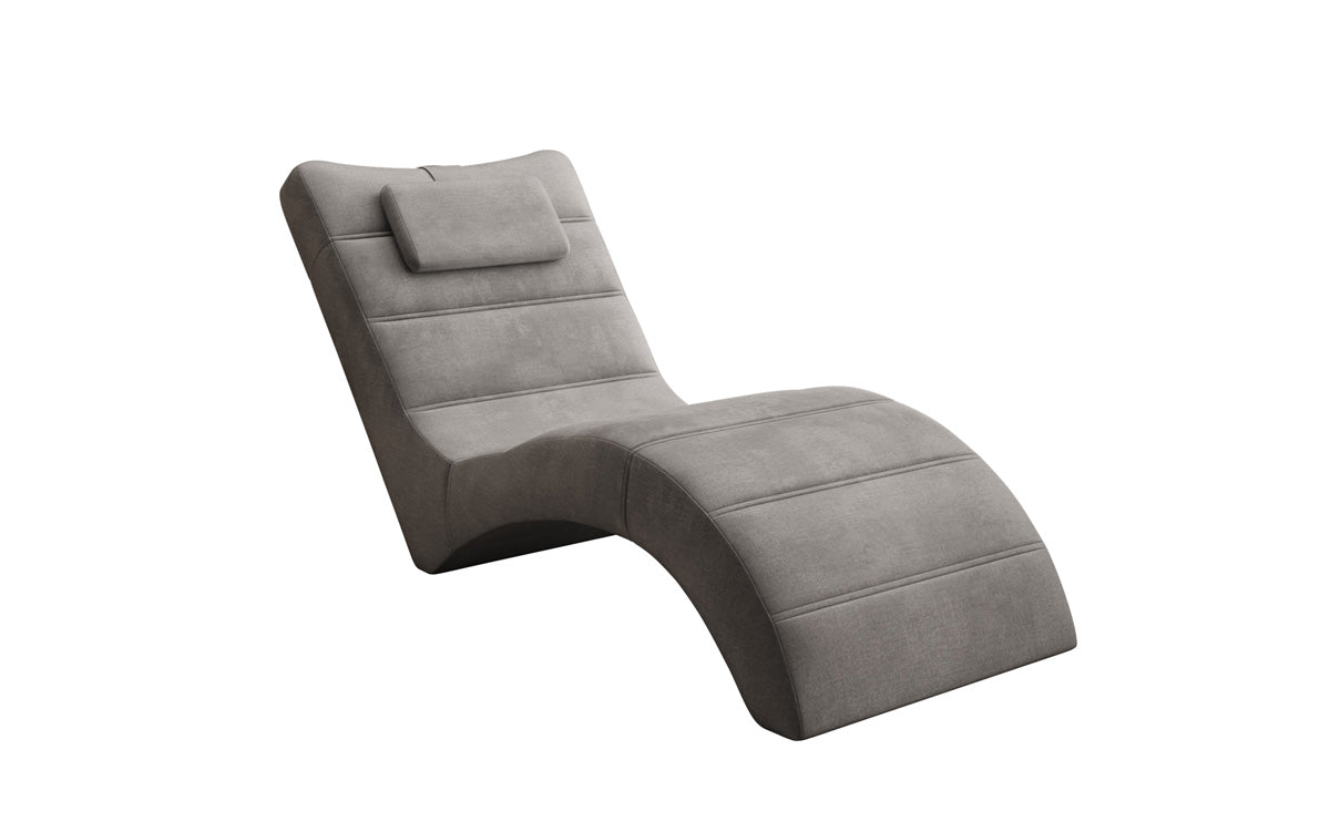 Designer Relax-Liege Leon in Samt