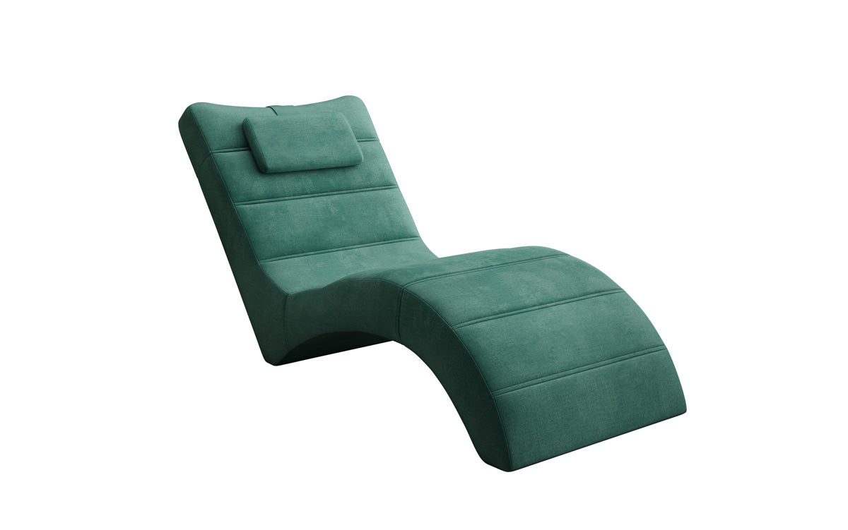 Designer Relax-Liege Leon in Samt